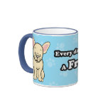 Cute Cartoon French Bulldog Mug