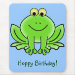 Cute Cartoon Frog Hoppy Birthday Funny Greeting