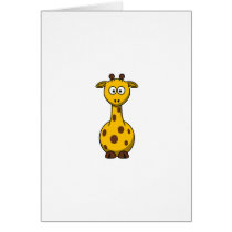 Cute Cartoon Giraffe Clipart Cards