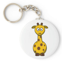 Cute Cartoon Giraffe Clipart Keychains