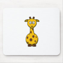 Cute Cartoon Giraffe Clipart Mousepad