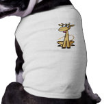 Cute Cartoon Giraffe Pet Tshirt