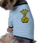 Cute Cartoon Giraffe pet clothing