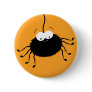 Cute Cartoon Halloween Spider Button / Pin Badge