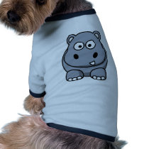 Cute Cartoon Hippo Pet Clothes