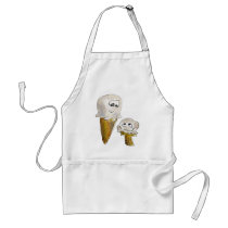 Cute Cartoon Ice Cream Cones Apron
