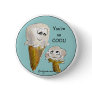 Cute Cartoon Ice Cream Cones Pinback Button
