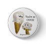 Cute Cartoon Ice Cream Cones Buttons