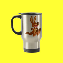 Cute Cartoon Kangaroo Joey Commuter Mug