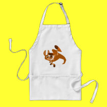 Cute Cartoon Kangaroo's Somersault Apron