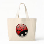 Cute Cartoon Ladybug Tote Bags