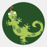 cute cartoon lizard stickers