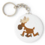 Cute Cartoon Merry Moose Keychain