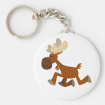 Cute Cartoon Merry Moose Keychain keychains