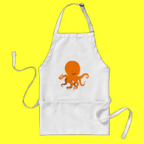 Cute Cartoon Octopus Cooking Apron