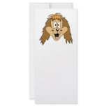 Cute Cartoon of a Dog. Full Color Rack Card