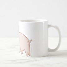Cute Cartoon Pig Shirts Mug