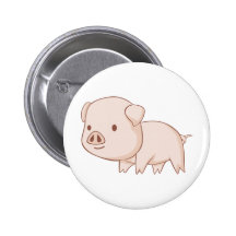 Cute Cartoon Pig Shirts Pin