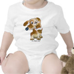 Cute Cartoon Puppy Dogs Baby Onesies t-shirts