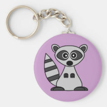 Cute Cartoon Raccoon Key Chains