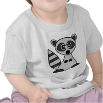 Cute Cartoon Raccoon Shirt