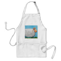 Cute cartoon sheep Gordon Bruce art Aprons