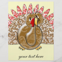 Cute Cartoon Thanksgiving Turkey Flyers