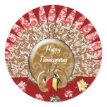 Cute Cartoon Thanksgiving Turkey