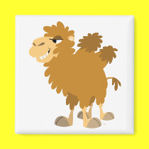 Cute Cartoon Two-Humped Camel Magnet