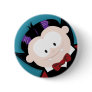 Cute Cartoon Vampire Button / Pin Badge