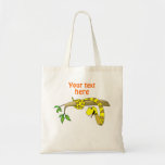 Cute Cartoon Yellow Snake in a Tree Reptile Bags