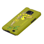 Cute Cartoon Yellow Snake in a Tree Reptile Custom Samsung Galaxy S Cover