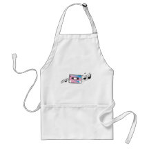 Cute cassette tape aprons