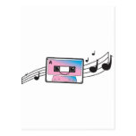 Cute cassette tape postcards