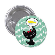 Cute Cat Badge Pinback Buttons