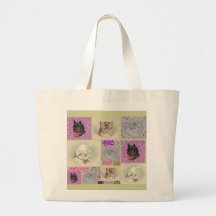 Cute Cat Beach Bag