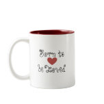 Cute Cat Born to be Loved Valentines Mug