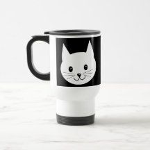 Cute Cat Face. Coffee Mugs