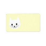Cute Cat Face. Custom Address Label