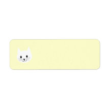 Cute Cat Face. Return Address Labels
