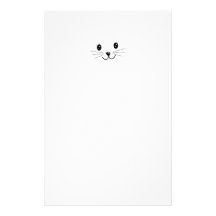 Cute Cat Face. Stationery