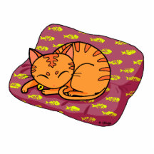 Cute cat sleeping photo cut outs