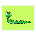 cute caterpillar cartoon postcards