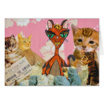 Cute Cats Collage 2 Card