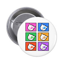 Cute Cats Collection Buttons