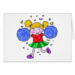 cute cheerleader girl cards