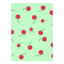 Cute Cherries Invitation