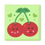 Cute Cherries Fridge Magnets