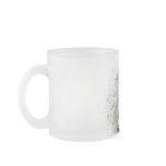 Cute chibi girl in black and white - frosted mug