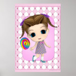 Cute Chibi Girl Poster